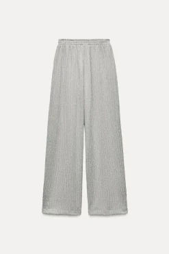 Outlet PANTALÓN RECTO TEXTURA Mujer Pantalones