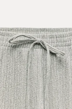 Outlet PANTALÓN RECTO TEXTURA Mujer Pantalones