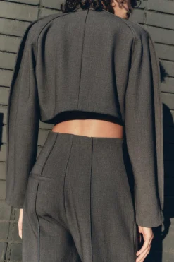 Fashion PANTALÓN RECTO TIRO ALTO Mujer Pantalones