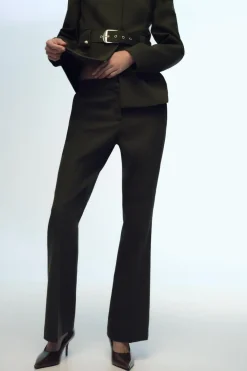 Online PANTALÓN RECTO TIRO ALTO Mujer Pantalones