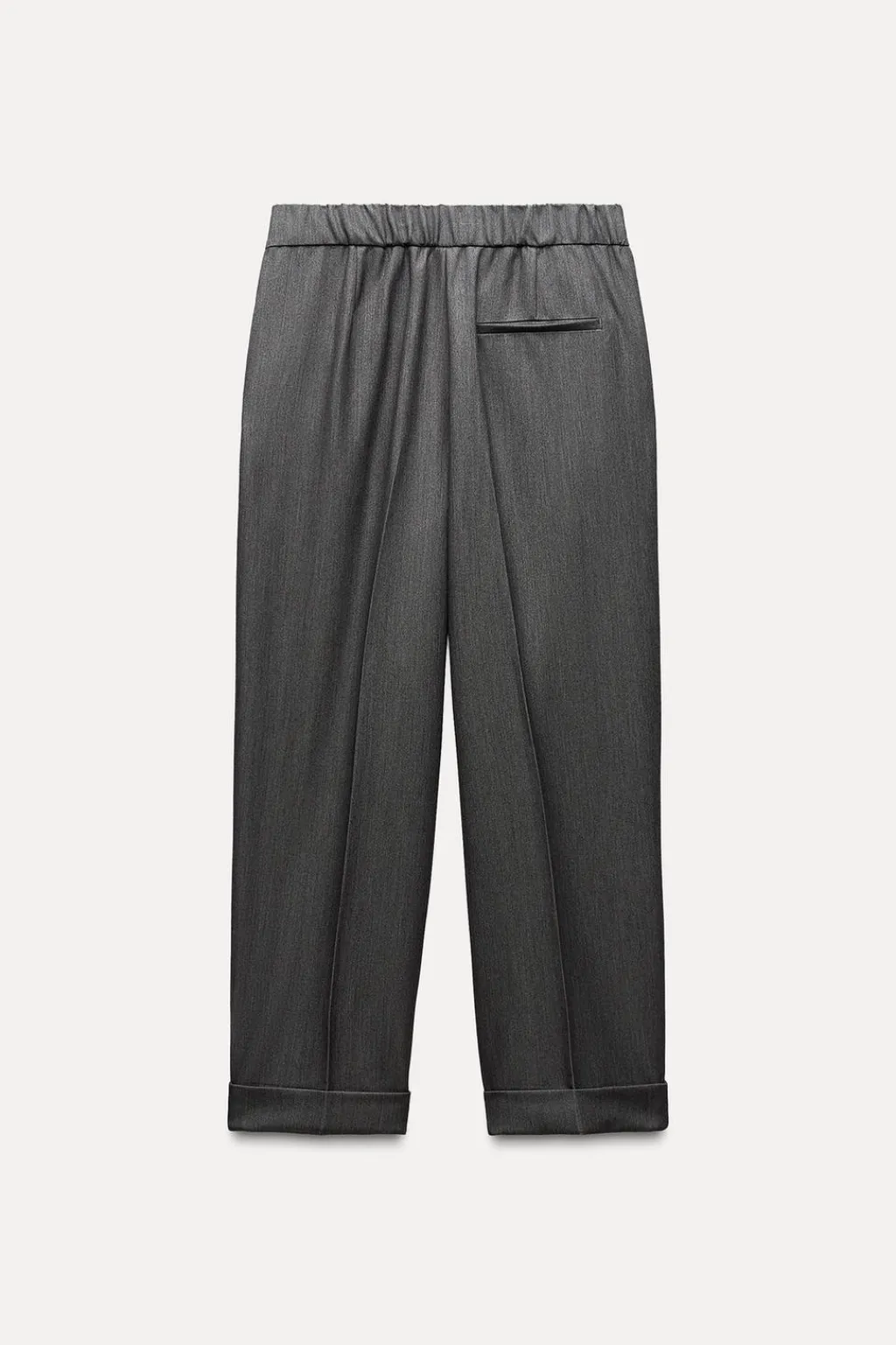 Hot PANTALÓN RECTO VUELTA BAJO Mujer Pantalones