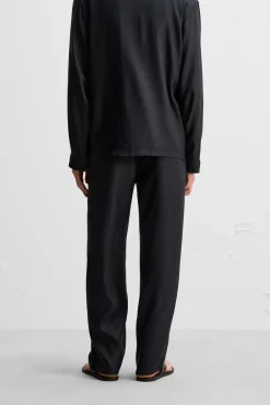 Online PANTALÓN RELAXED FIT 100% SEDA Hombre Pantalones