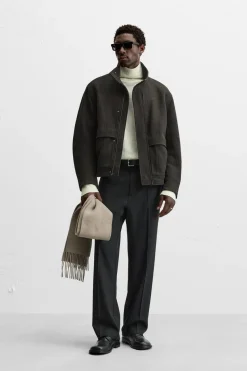 Hot PANTALÓN RELAXED FIT CON LANA Hombre Pantalones