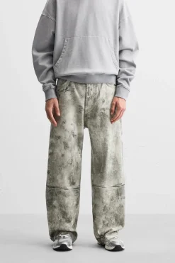 Hot PANTALÓN RELAXED FIT ESTAMPADO ABSTRACTO Hombre Pantalones