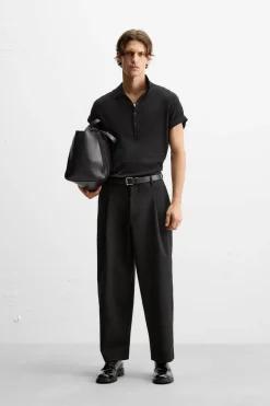 Discount PANTALÓN RELAXED FIT PLIEGUES Hombre Pantalones