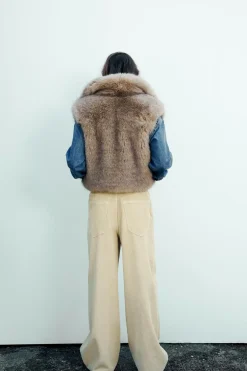 Online PANTALÓN RELAXED OVERSIZE PANA TIRO MEDIO Mujer Pantalones