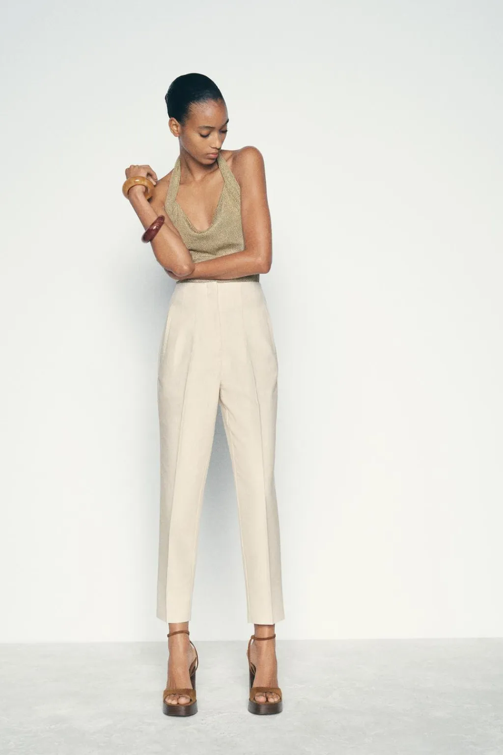 Hot PANTALÓN RÚSTICO TIRO ALTO Mujer Pantalones