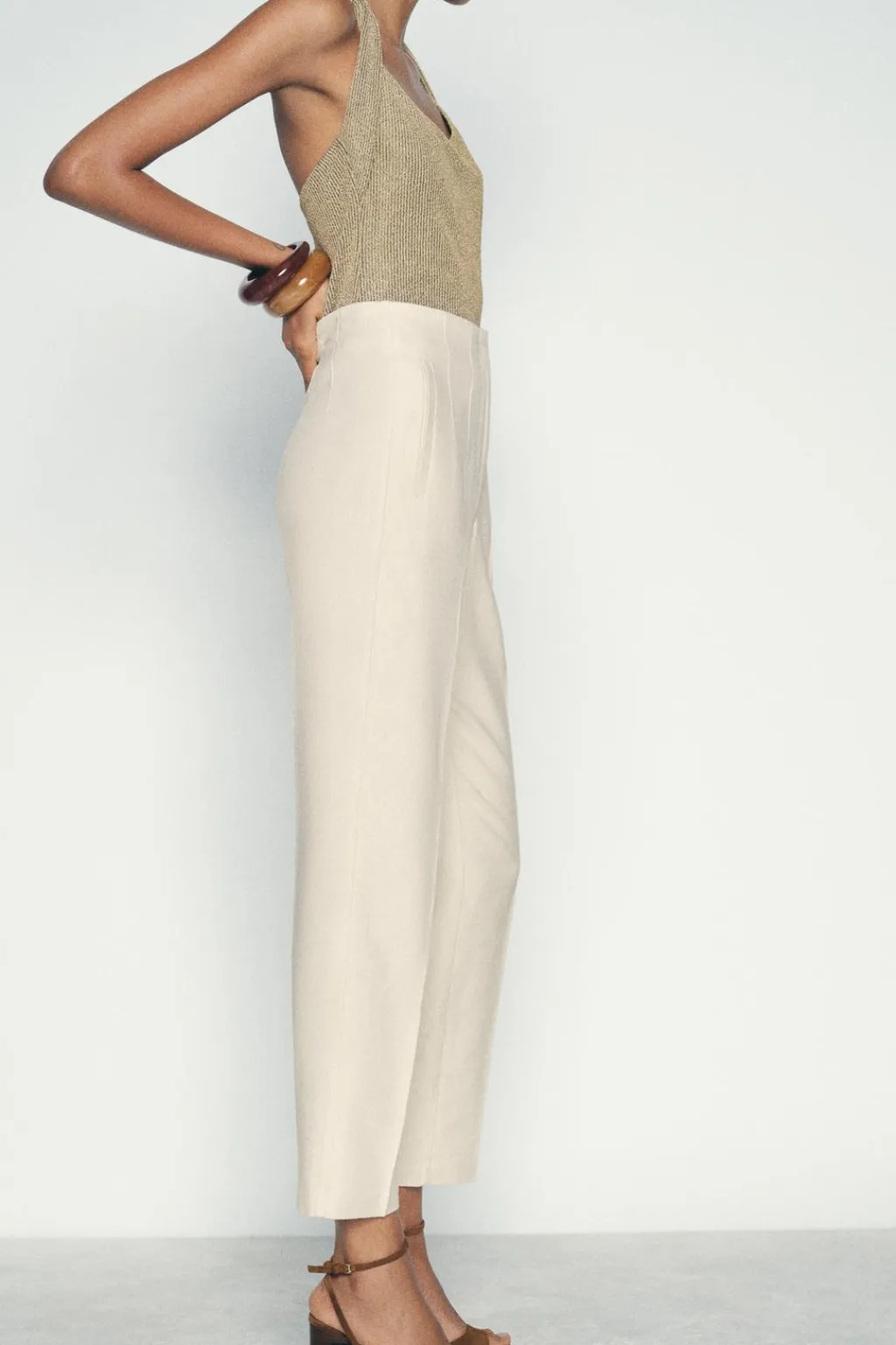 Hot PANTALÓN RÚSTICO TIRO ALTO Mujer Pantalones