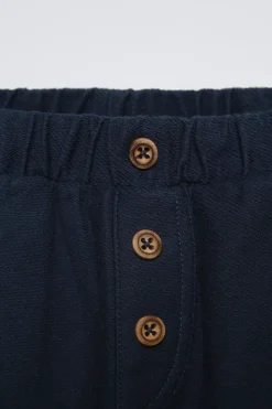 Niños ZARA 6 - 18 Meses·Pantalones / Leggings<PANTALÓN SARGA BOLSILLOS