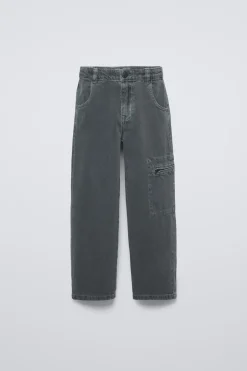Niños ZARA 6 - 14 Años·Pantalones<PANTALÓN SARGA BOLSILLOS