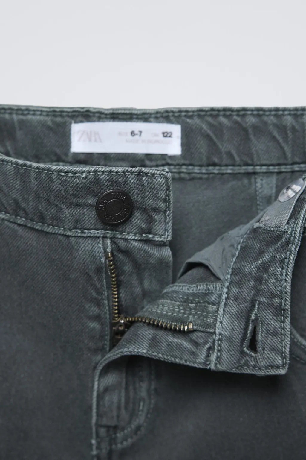 Niños ZARA 6 - 14 Años·Pantalones<PANTALÓN SARGA BOLSILLOS