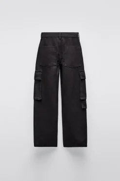 Niños ZARA 6 - 14 Años·Pantalones<PANTALÓN SARGA MULTIBOLSILLOS