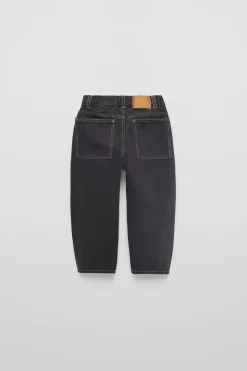 Niños ZARA 1½ - 6 Años·Pantalones|1½ - 6 Años·Pantalones / Leggings<PANTALÓN SARGA PESPUNTES