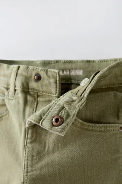 Niños ZARA 1½ - 6 Años·Pantalones|1½ - 6 Años·Pantalones / Leggings<PANTALÓN SARGA REGULAR FIT