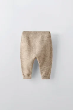 Niños ZARA 0 - 6 Meses·Punto|0 - 6 Meses·Leggings / Polainas<PANTALÓN SAROUEL CON LANA Y CASHMERE