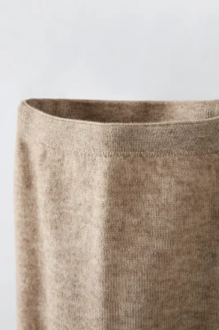 Niños ZARA 0 - 6 Meses·Punto|0 - 6 Meses·Leggings / Polainas<PANTALÓN SAROUEL CON LANA Y CASHMERE