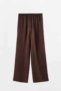 Fashion PANTALÓN SATINADO Mujer Pantalones