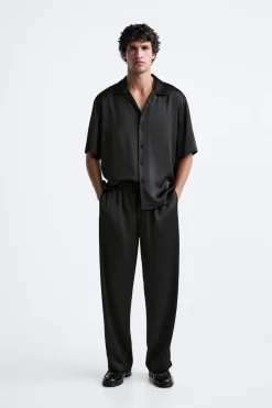 Discount PANTALÓN SATINADO Hombre Pantalones