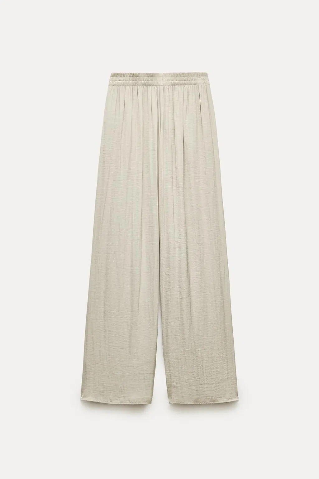 Hot PANTALÓN SATINADO CINTURA ELÁSTICA Mujer Pantalones