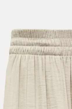 Hot PANTALÓN SATINADO CINTURA ELÁSTICA Mujer Pantalones