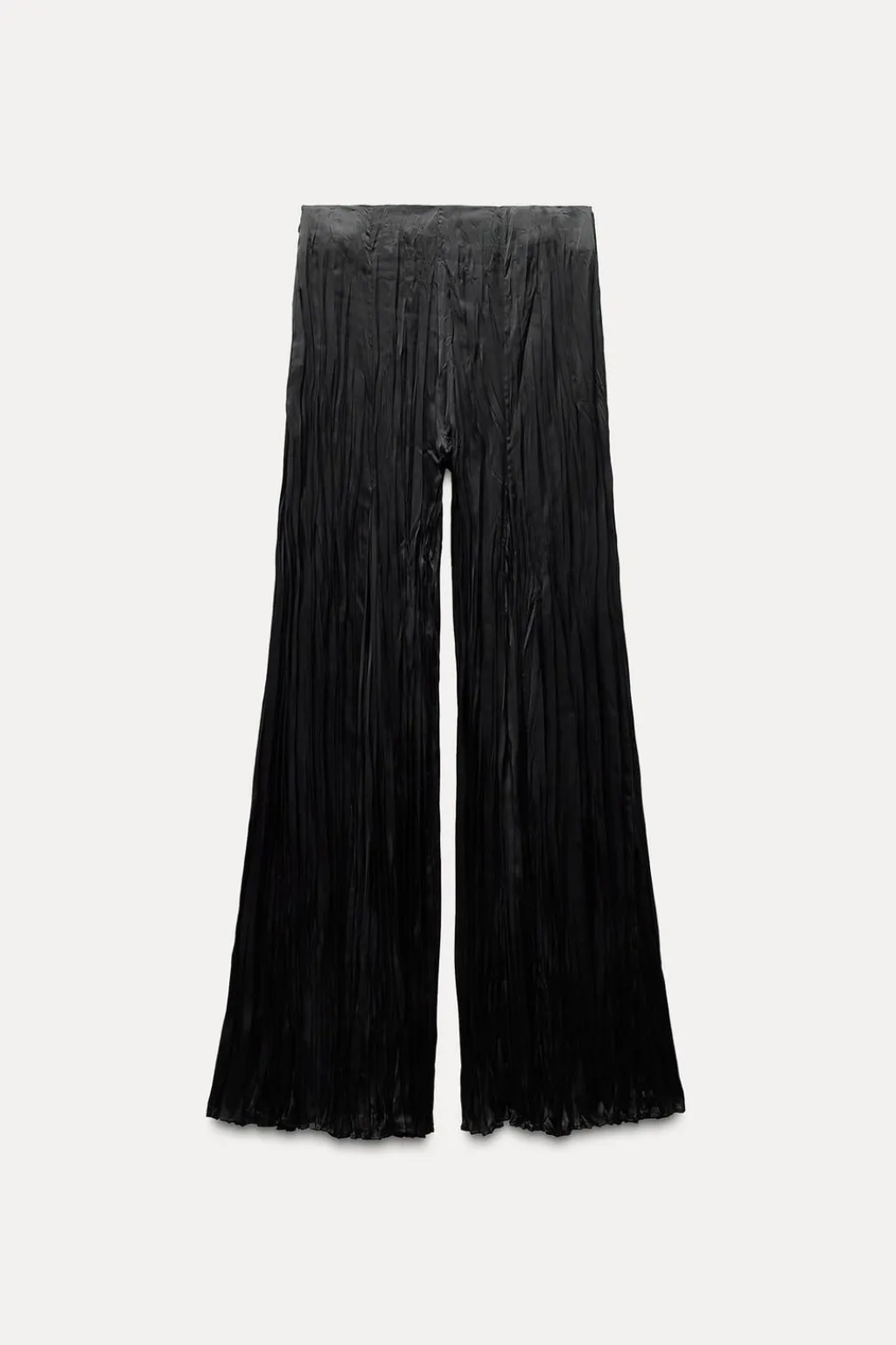 Discount PANTALÓN SATINADO EFECTO ARRUGADO Mujer Pantalones