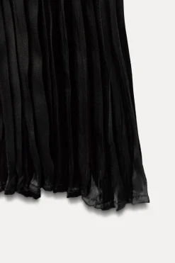 Discount PANTALÓN SATINADO EFECTO ARRUGADO Mujer Pantalones