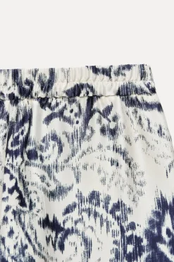 Fashion PANTALÓN SATINADO ESTAMPADO Mujer Pantalones