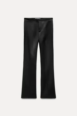 New PANTALÓN SATINADO PESPUNTES ZW COLLECTION Mujer Pantalones