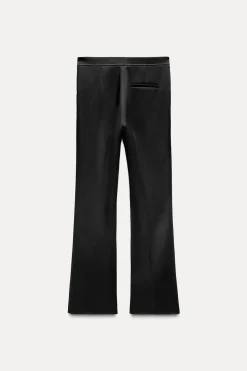 New PANTALÓN SATINADO PESPUNTES ZW COLLECTION Mujer Pantalones