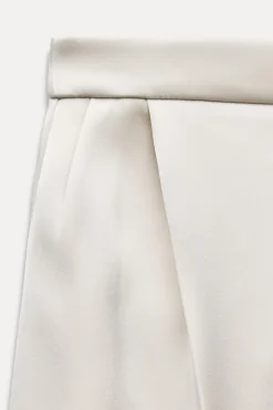 Fashion PANTALÓN SATINADO PINZAS ZW COLLECTION Mujer Pantalones