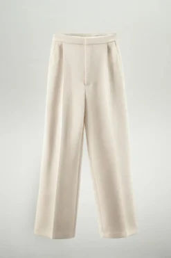 Fashion PANTALÓN SATINADO PINZAS ZW COLLECTION Mujer Pantalones