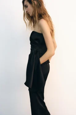 Discount PANTALÓN SATINADO RECTO Mujer Pantalones