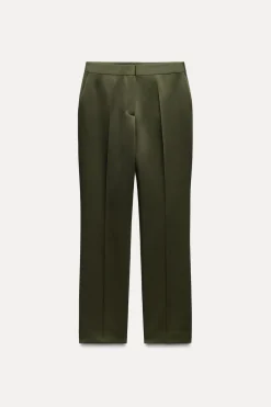 Fashion PANTALÓN SATINADO TIRO ALTO Mujer Pantalones