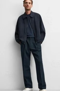 Sale PANTALÓN SEERSUCKER ALGODÓN - LINO Hombre Pantalones