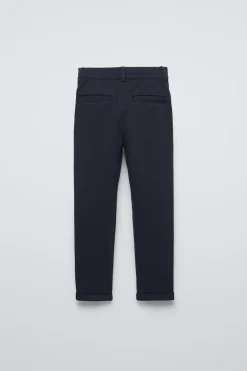 Niños ZARA 6 - 14 Años·Pantalones<PANTALÓN SLIM CHINO COMFORT PIQUÉ