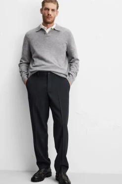 Clearance PANTALÓN SLIM FIT CON LANA Hombre Pantalones