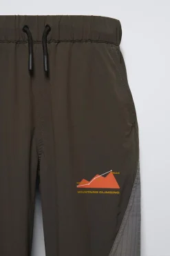 Niños ZARA 6 - 14 Años·Pantalones|6 - 14 Años·Deporte / Chándal<PANTALÓN SPORTY TÉCNICO COMBINADO