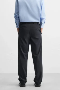 Online PANTALÓN STRAIGHT FIT CON LANA Hombre Pantalones