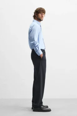 Online PANTALÓN STRAIGHT FIT CON LANA Hombre Pantalones