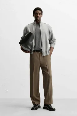 Best PANTALÓN STRAIGHT FIT CON LANA Hombre Pantalones