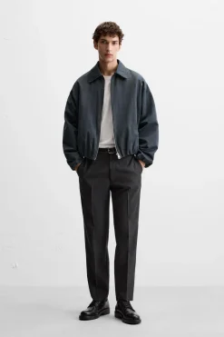 Sale PANTALÓN STRAIGHT FIT CON LANA Hombre Pantalones