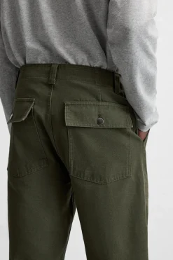 Outlet PANTALÓN STRAIGHT FIT PARCHES Hombre Pantalones