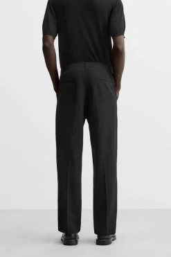Fashion PANTALÓN STRAIGHT FIT PLIEGUES Hombre Pantalones