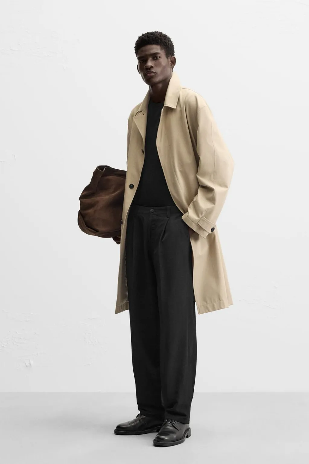 Fashion PANTALÓN STRAIGHT FIT PLIEGUES Hombre Pantalones