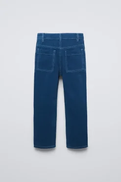 Niños ZARA 6 - 14 Años·Pantalones<PANTALÓN STRAIGHT PESPUNTES