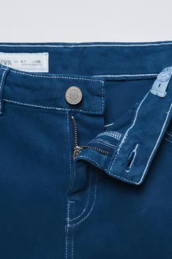 Niños ZARA 6 - 14 Años·Pantalones<PANTALÓN STRAIGHT PESPUNTES