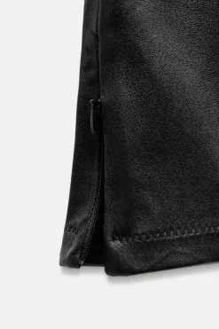 Outlet PANTALÓN STRECH PIEL 100% ZW COLLECTION Mujer Pantalones