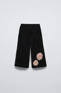 Niños ZARA 1½ - 6 Años·Pantalones|1½ - 6 Años·Total Look<PANTALÓN TERCIOPELO FLORES