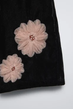 Niños ZARA 1½ - 6 Años·Pantalones|1½ - 6 Años·Total Look<PANTALÓN TERCIOPELO FLORES