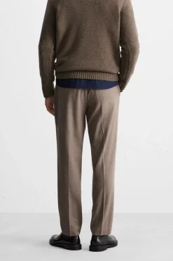Discount PANTALÓN TEXTURA CON LANA Hombre Pantalones